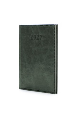 Kalendarz 2027 A5 Agenda Tygodniowy Zielony