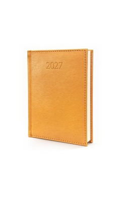 Kalendarz 2027 A6 Figaro Dzienny Pomarańczowy