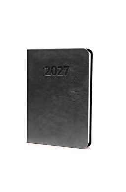Kalendarz 2027 A6 Prestige Tygodniowy Czarny