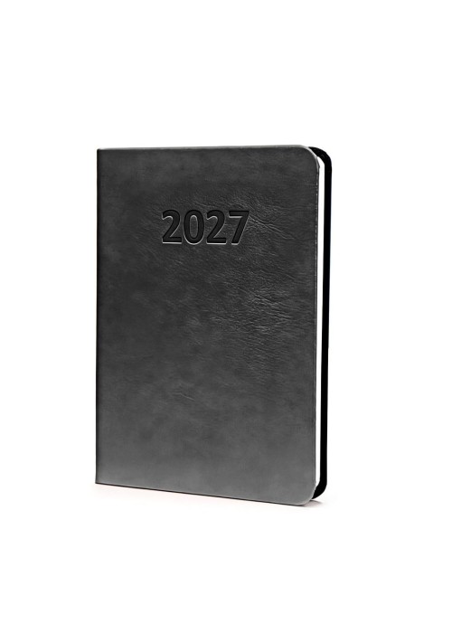 Kalendarz 2027 A6 Prestige Tygodniowy Czarny