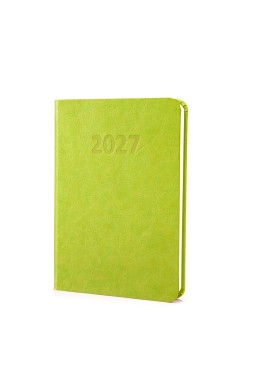 Kalendarz 2027 A6 Prestige Tygodniowy Zielony
