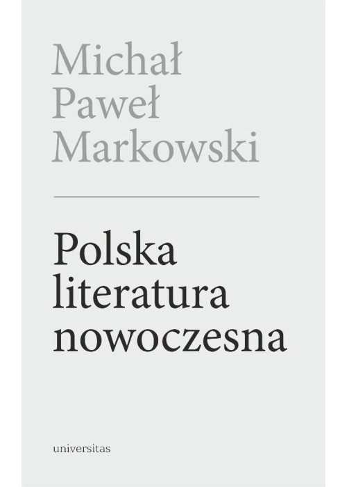 Polska literatura nowoczesna w.2 poszerzone