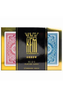 Karty Poker zestaw czerwono-niebieskie