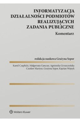 Informatyzacja działalności podmiotów...