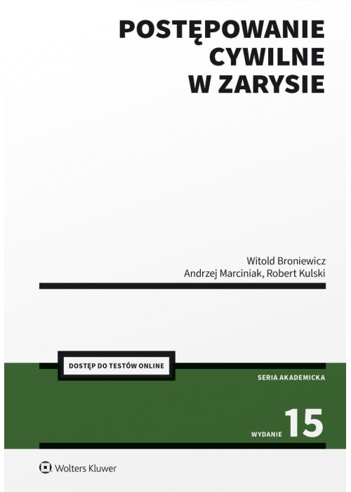 Postępowanie cywilne w zarysie w.15