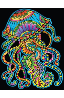Kolorowanka welwetowa 47x35cm Meduza