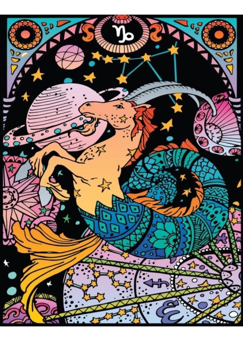Kolorowanka welwetowa A4 Zodiak Koziorożec