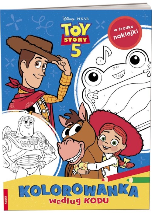 Disney Toy Story 5. Kolorowanka według kodu