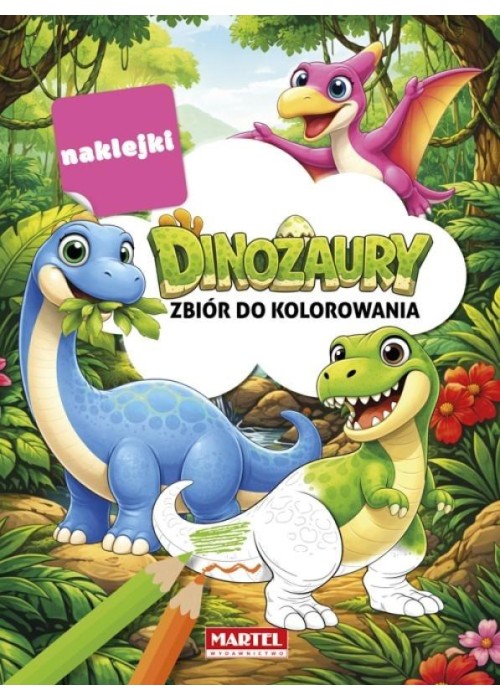Dinozaury. Zbiór do kolorowania