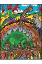 Kolorowanka welwetowa 47x35cm Dino