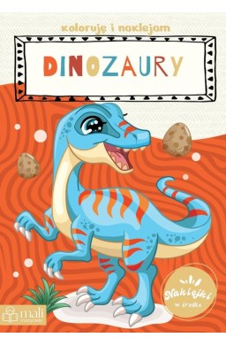Koloruję i naklejam dinozaury