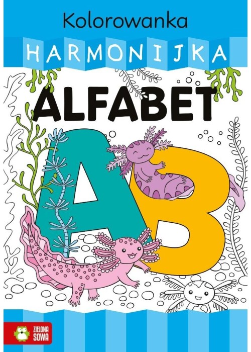 Kolorowanka harmonijka. Alfabet