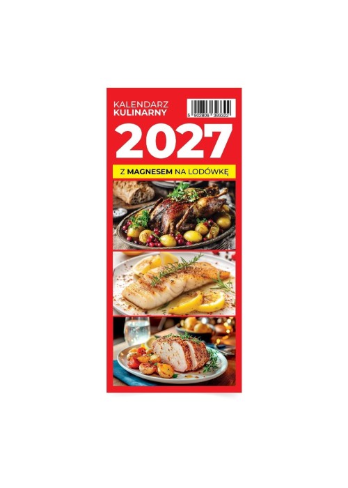 Kalendarz 2027 Kulinarny z Magnesem na lodówkę
