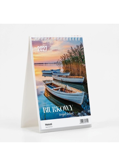 Kalendarz 2027 Biurkowy Trójdzielny