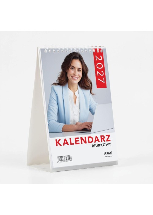 Kalendarz 2027 A5 Biurkowy Pionowy Tygodniowy