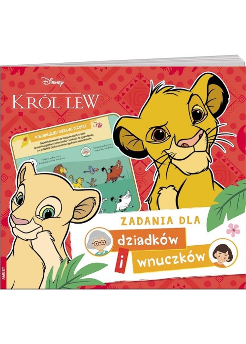 Disney Król lew. Zadania dla dziadków i wnuczków