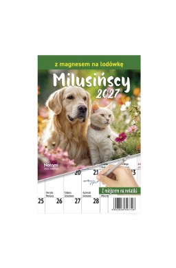 Kalendarz 2027 Milusińscy z magnesem
