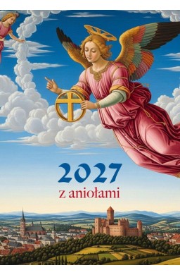 Kalendarz 2027 ścienny A4 z aniołami