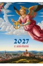Kalendarz 2027 ścienny A4 z aniołami