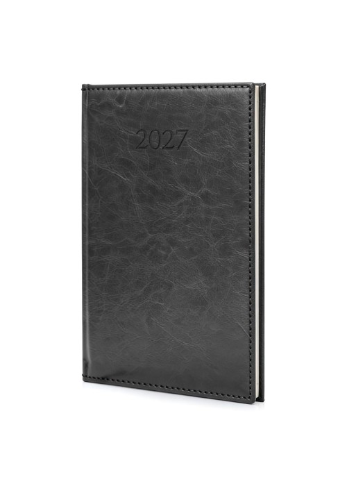 Kalendarz 2027 B5 Agenda Tygodniowy Czarny