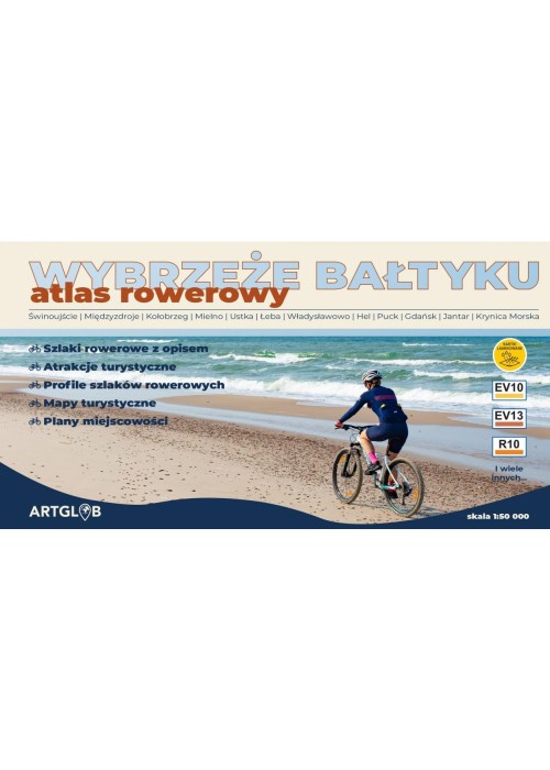 Wybrzeże Bałtyku - atlas rowerowy