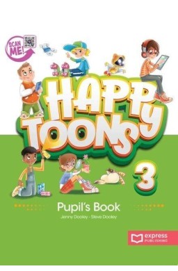 Happy Toons 3 ed. międzynar. PB + DigiBook (kod)