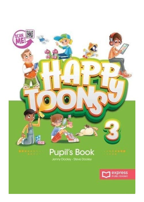 Happy Toons 3 ed. międzynar. PB + DigiBook (kod)