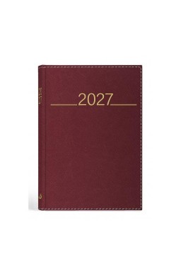 Terminarz 2027 A5 Madrid bordowy