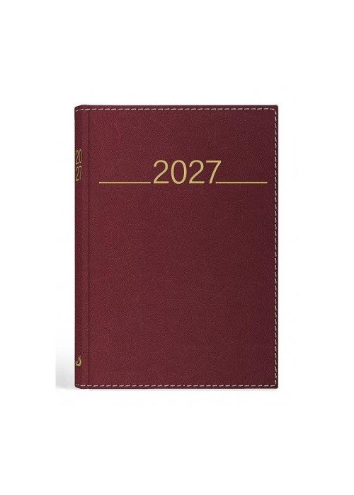 Terminarz 2027 A5 Madrid bordowy