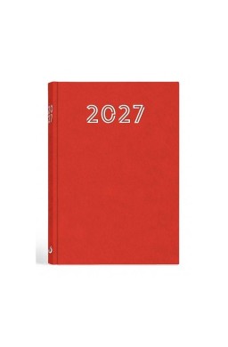 Terminarz 2027 A5 standard czerwony