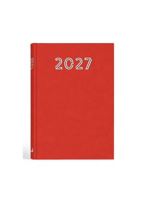 Terminarz 2027 A5 standard czerwony