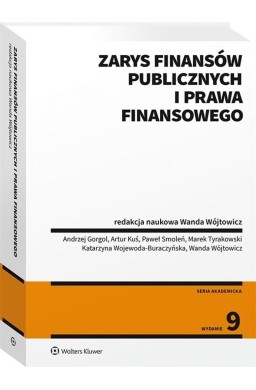 Zarys finansów publicznych i prawa finansowego w.9