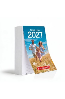 Kalendarz 2027 A5 zdzierak duży Familijny
