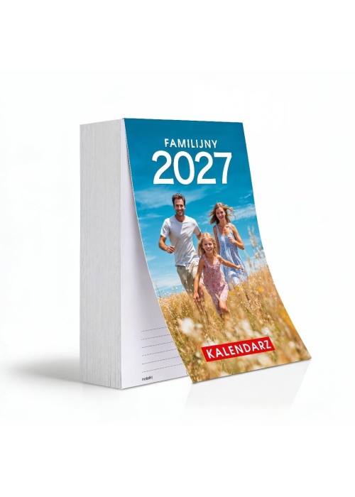 Kalendarz 2027 A5 zdzierak duży Familijny