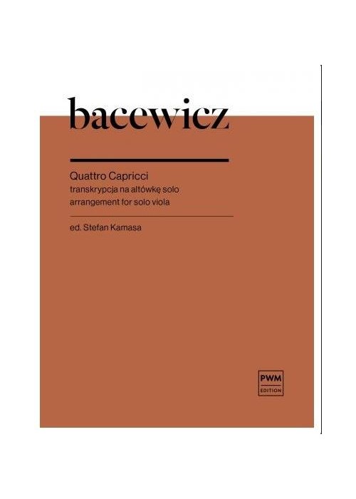 4 capricci per Viola Sola