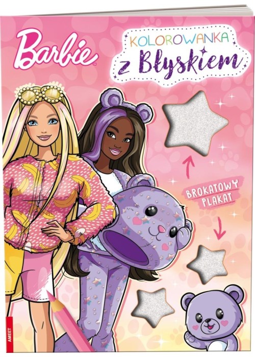 Barbie. Kolorowanka z błyskiem