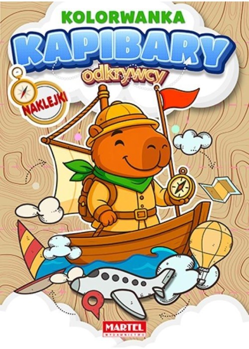 Odkrywcy. Kapibary Kolorowanka z naklejkami