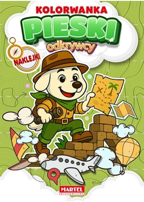 Odkrywcy. Pieski Kolorowanka z naklejkami