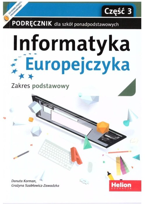 Informatyka Europejczyka LO podręcznik ZP cz.3