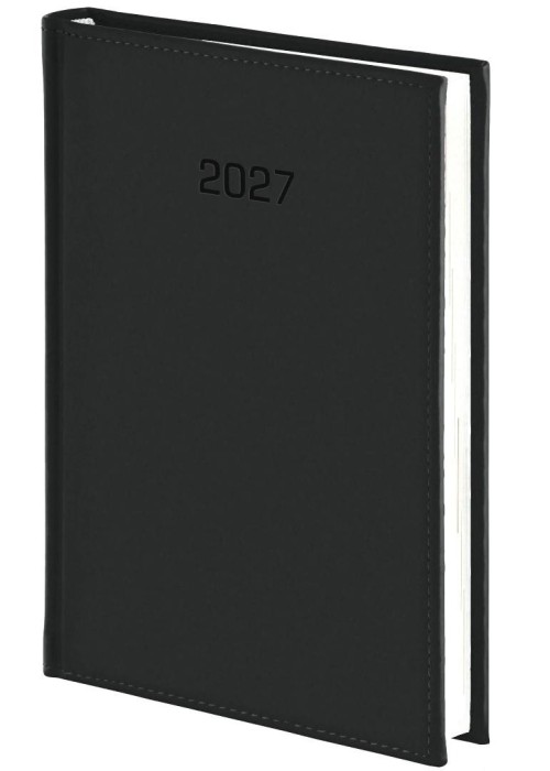 Kalendarz 2027 B5 dzienny Vivella czarny