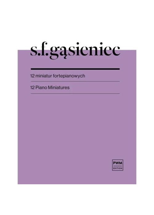 12 miniatur fortepianowych