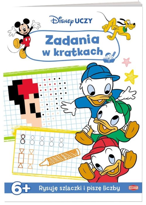 Disney uczy. Miki. Zadania w kratkach