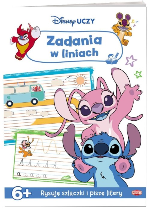 Disney uczy. Stitch. Zadania w liniach