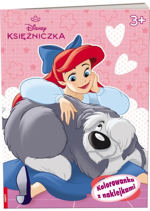 Disney Księżniczka. Kolorowanka z naklejkami