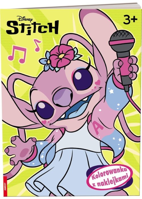 Disney Stitch. Kolorowanka z naklejkami