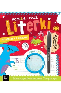 Poznaję i piszę literki. Książeczka z rowkami