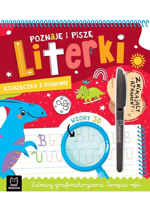 Poznaję i piszę literki. Książeczka z rowkami