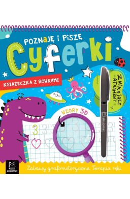 Poznaję i piszę cyferki. Książeczka z rowkami