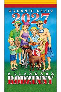 Kalendarz 2027 zdzierak Rodzinny