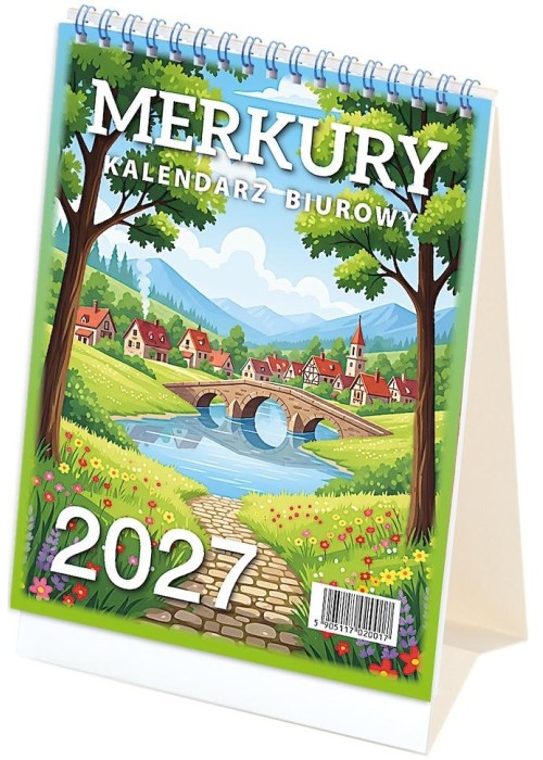 Kalendarz 2027 biurowy Merkury